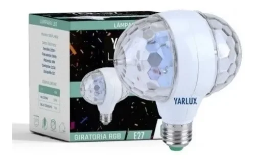 Lámpara LED 6W Duo Giratoria RGB Yarlux