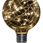 Lámpara LED 1.5W Globo 95 Glitter Azul Yarlux