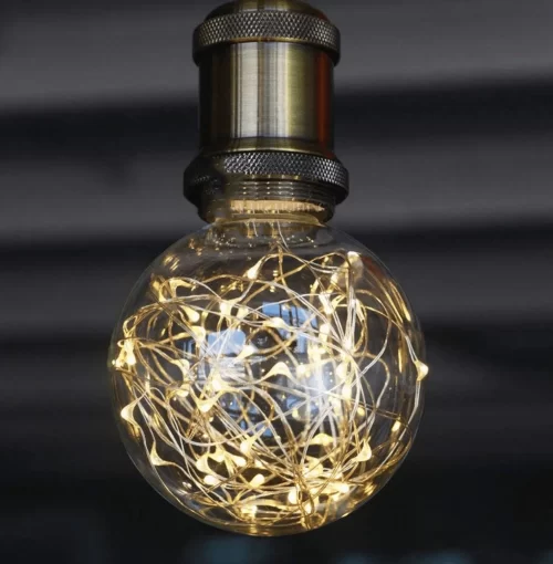Lámpara LED 1.5W Globo 95 Glitter Cálida Yarlux - Imagen 3