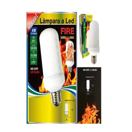 Lámpara LED 4W Fuego TBC Lámpara LED 4W Fuego TBC - Imagen 2