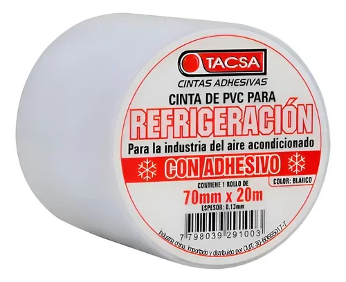 Cinta Refrigeración con Adhes 70mm X20 M Tacsa