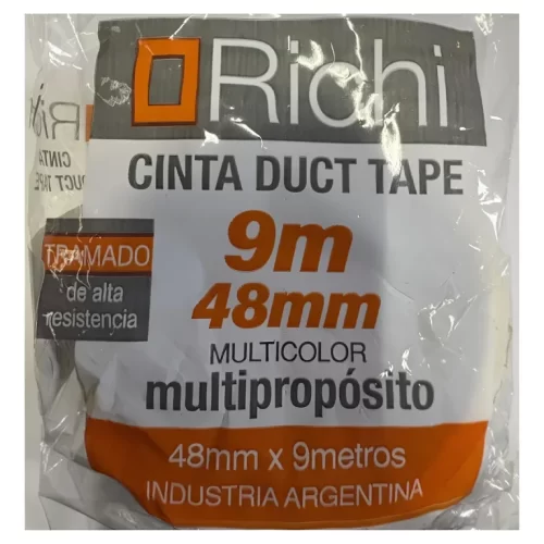 Cinta Multiuso Duct Tape X 9m Color Richi