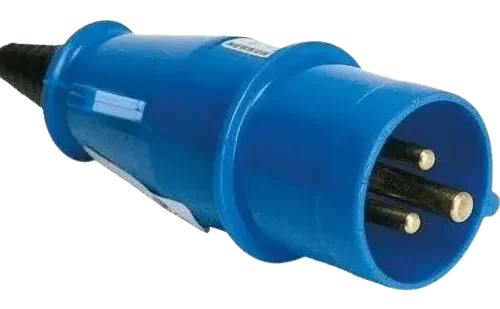 Ficha Macho 2p + T 16amp Steck