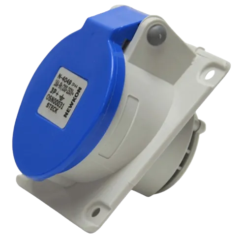 Toma Embutir 2p + T 16amp Steck