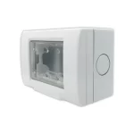 Caja Capsulada PVC Exterior 2mod con Tapa Gris Kalop