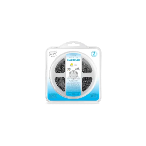 Tira LED 2835 Ip20 60 LED X Mto Frío 12W Macroled