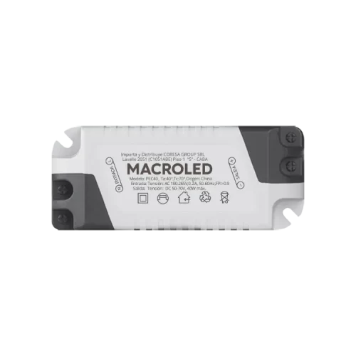 Driver Panel LED 40W Ac180 265 Macroled