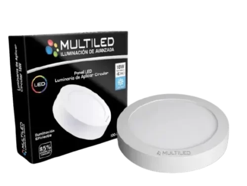 Plafón LED 18W Blanco Redondo Frío con Sensor Multiled Plafón LED 18W Blanco Redondo Frío con Sensor Multiled - Imagen 2