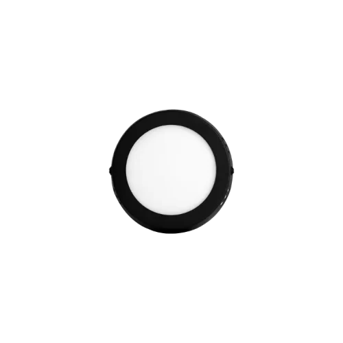 Plafón LED 6W Negro Redondo Frío Macroled