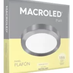Plafón LED 6W Blanco Redondo Neutro Macroled