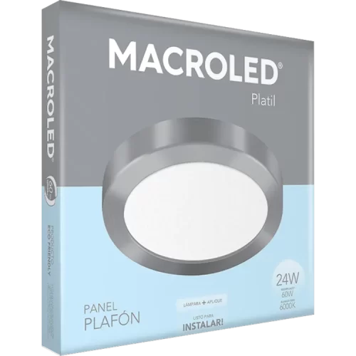 Plafón LED 24W Platil Redondo Frío Macroled - Imagen 2