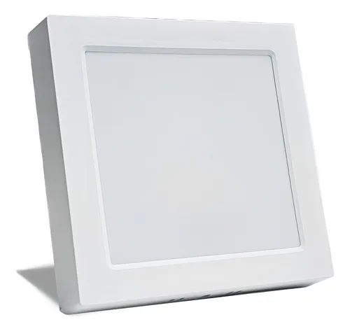 Plafón LED 12W Blanco Cuadrado Frío King