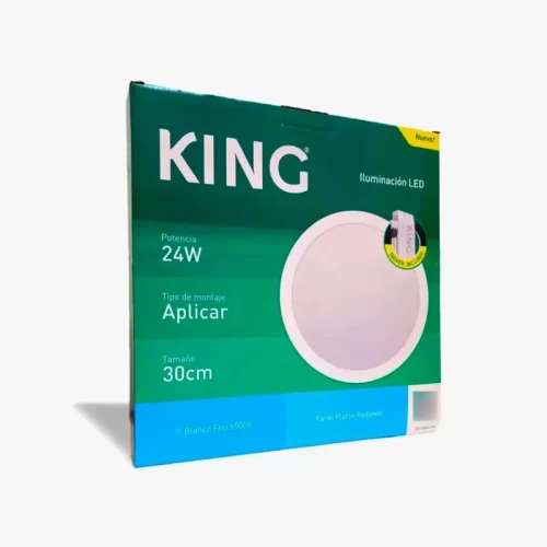 Embutido LED 24W Blanco Redondo Frío King