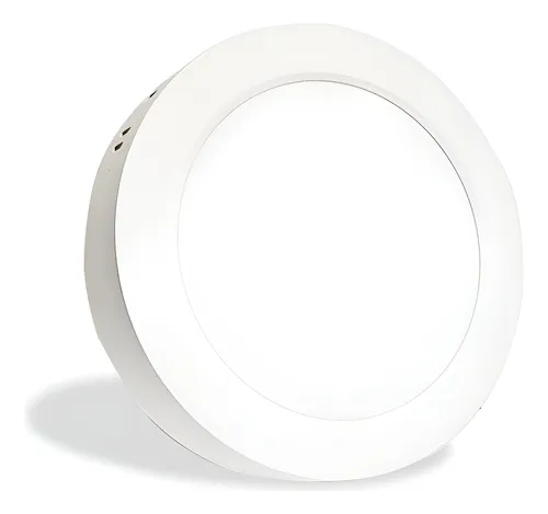 Plafón LED 12W Blanco Redondo Frío King