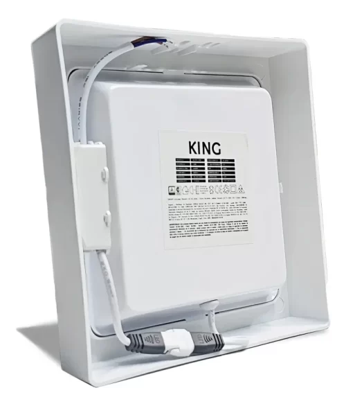 Plafón LED 12W Blanco Cuadrado Cálido King - Imagen 3
