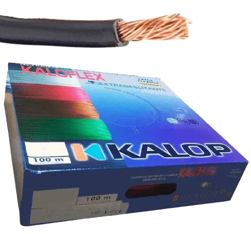 Cable Unipolar 1x2.50 Mm Negro X 100 M Kalop