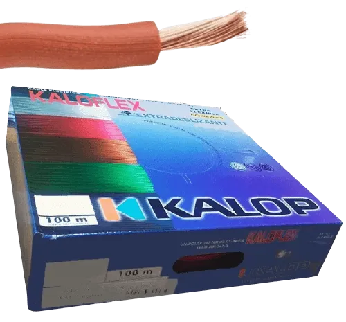 Cable Unipolar 1x6.00 Mm Marrón X 100 M Kalop