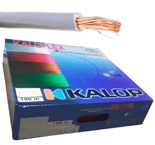 Cable Unipolar 1x6.00 Mm Blanco X 100 M Kalop