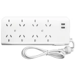 Zapatilla 6 Tomas Mult 1.5 M Cable con Llave TAAD