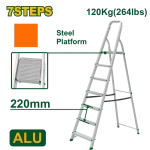 Escalera Extensible 2×8 Escal Aluminio 3960mm 150kg Jadever