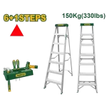 Escalera Tijera 8 Escalones 120kg Jadever