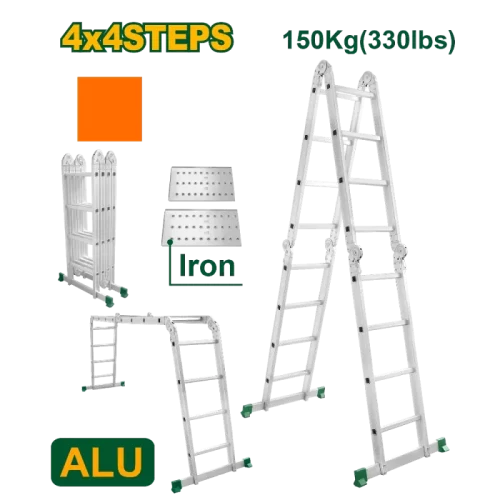 Escalera Multiproposito 4x4 Escal 2170mm 150kg Jadever