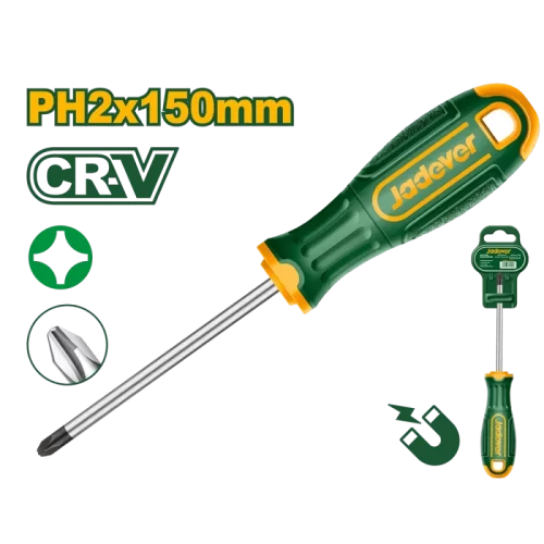 Destornillador Ph2 6x150 Philips Puerta Mag Jadever