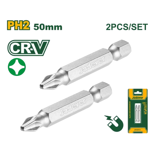 Punta Ph2x50mm 2 Piezas Jadever