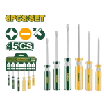 Destornillador Kit 2 Piezas 1 Planos 6.5 + 1 Philips Ph2 38 Jadever