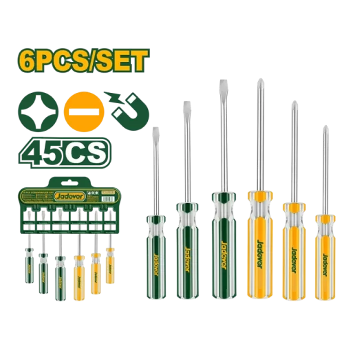 Destornillador Kit 6 Piezas 3 Planos 3 Philips Jadever