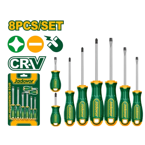 Destornillador Kit 8 Piezas 4 Planos 4philips Jadever