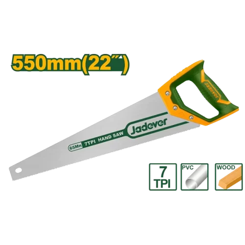 Serrucho 22"x 550x09 7tpi Man Suave Jadever