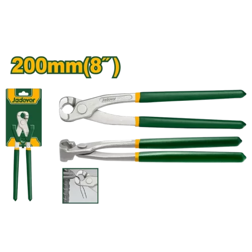 Tenazas 8" para Rebajes Mango Uniclor Simple Jadever