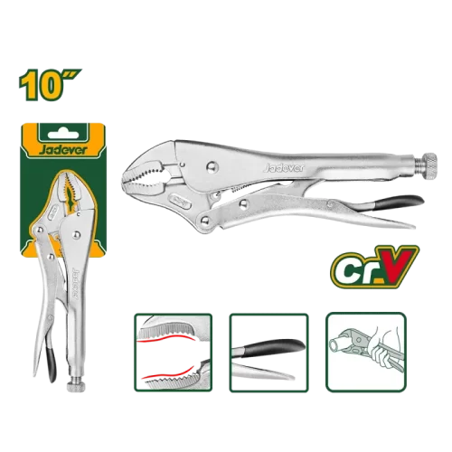 Pinza 10"de Fuerza de Mand Curva 0 43mm Jadever