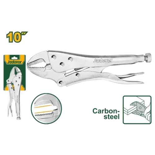 Pinza 10"de Fuerza de Mand Recta 0 43mm Jadever