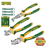 Alicate 8″ Mango Bicolor Alto Torque Jadever