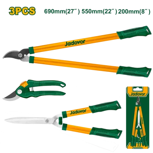 Kit Tijeras Jardin 3 Piezas Jadever
