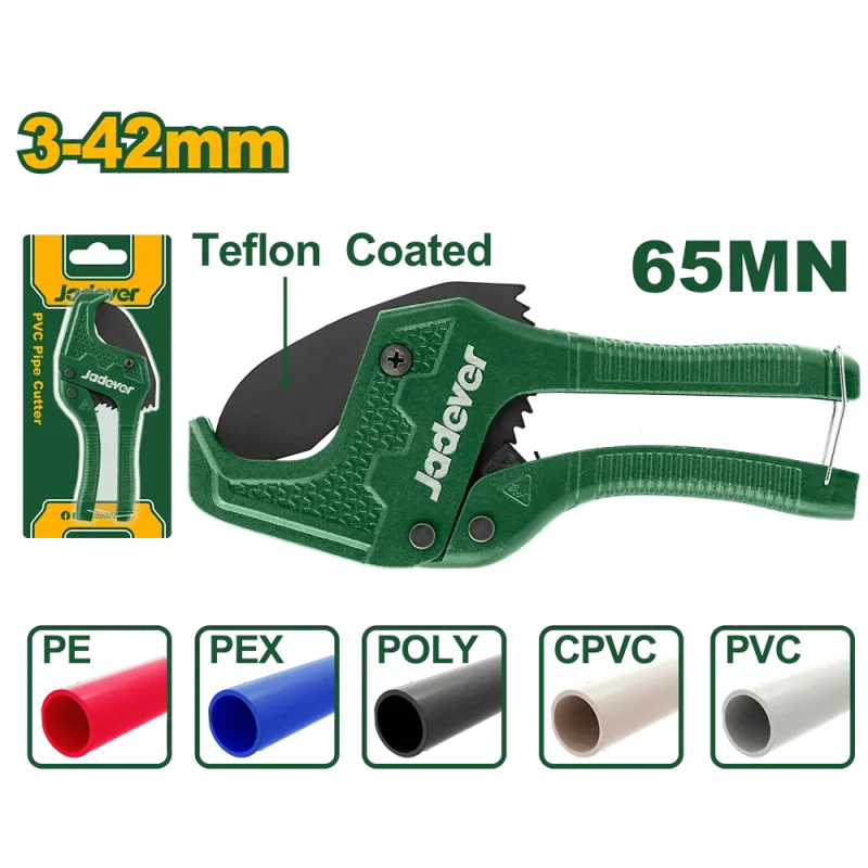 Tijera Cortatubos PVC 3 A 42mm Jadever
