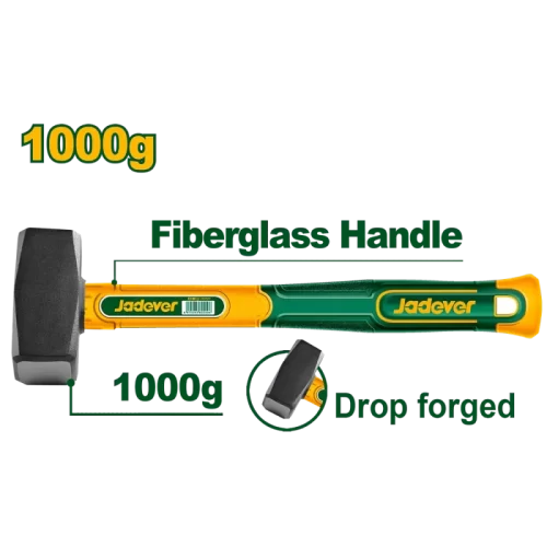 Masa 1 Kg Acero C45 Mango de Fibra Jadever