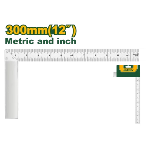 Escuadra 300 Mm Mango Aluminio Jadever