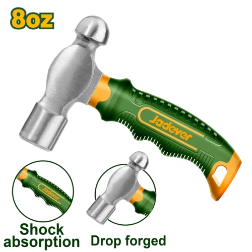 Martillo 220grs Bolita Miniaceroc45 Mango de Fibra Jadever