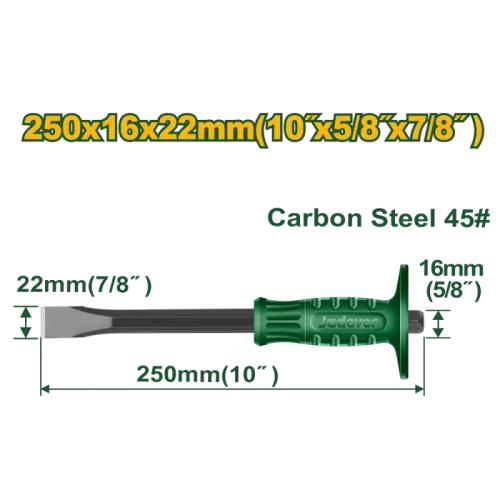 Cincel Frío 22x16x250 Acero C45 Jadever