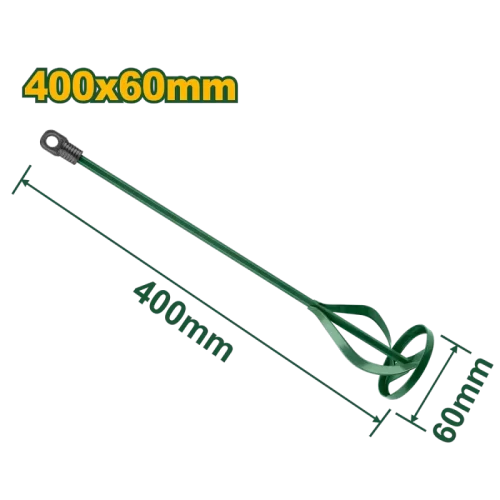 Paleta Mezcladora 400mm 60mm Diametro Jadever