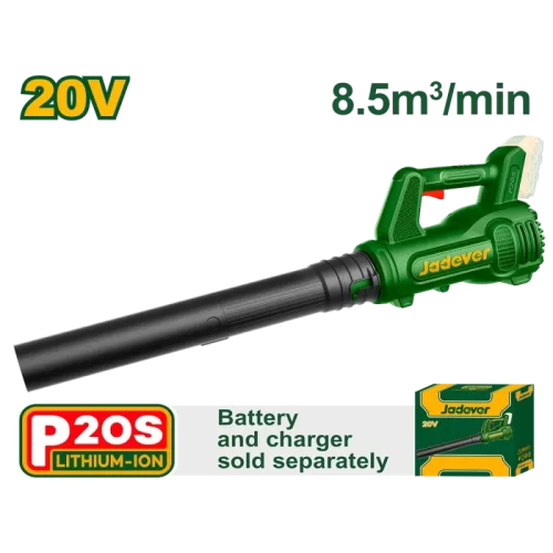 Soplador 20V Veloc 115k/h sin Bat Ni Cargador Jadever