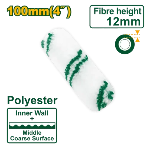 Rodillo Poliester 100 Mm Repuesto Jadever