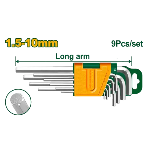 Llave Allen 9 Piezas Jadever