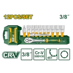 Llave Tubo Criket Kit 12 Piezas 1/4″ Jadever