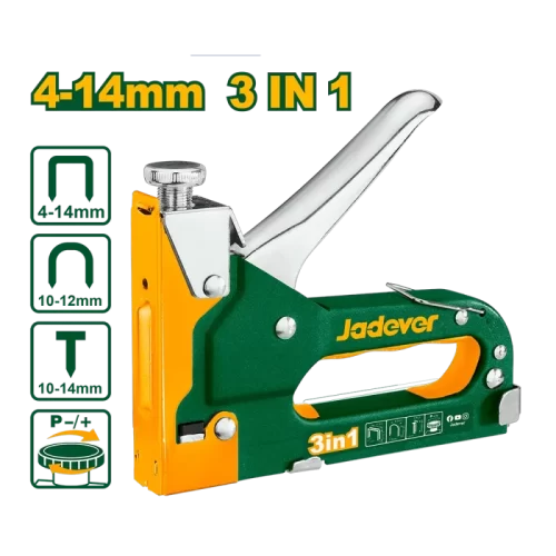 Engrampadora Ajust 3 En 1 Gramp Simple En U Clavo Jadever