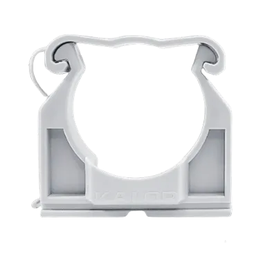 Grampa PVC 25mm con Clip Kalop