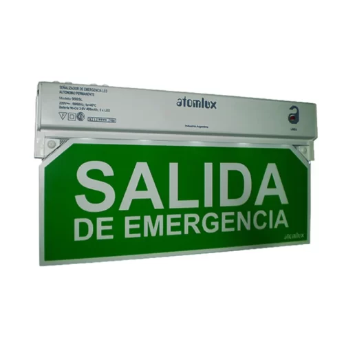 Señalizador Doble Faz de Salida/rgencia A LED Atomlux